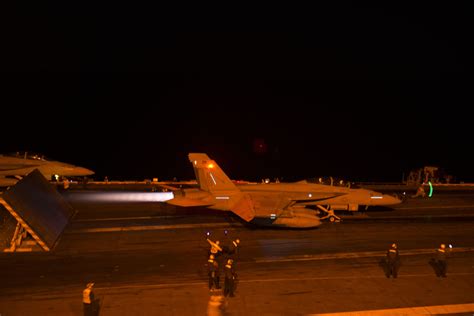 F-18 in night flight