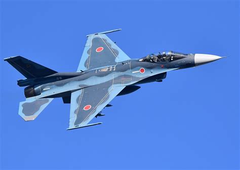 Japan Air Defense Force operates F-2 fighter jets to defend its airspace