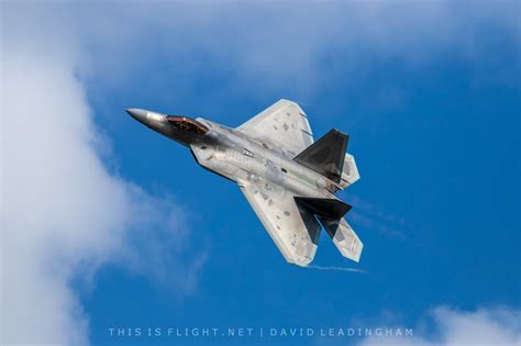 F-22 Raptor at an airshow