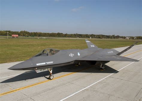 F-23 Black Widow II prototype on ground