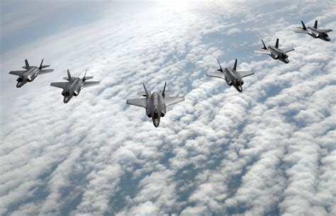 F-35 Fighter Jet Formation