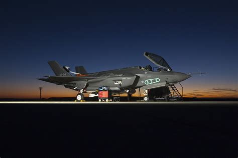 An F-35 Lightning II in flight