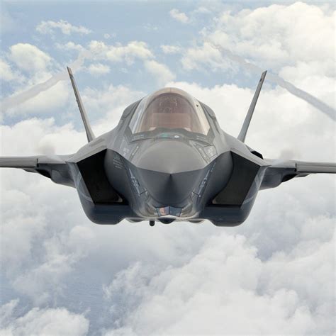 An F-35 Lightning II in flight