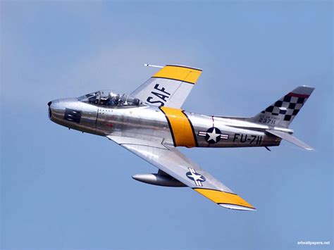 F-86 Sabre in flight