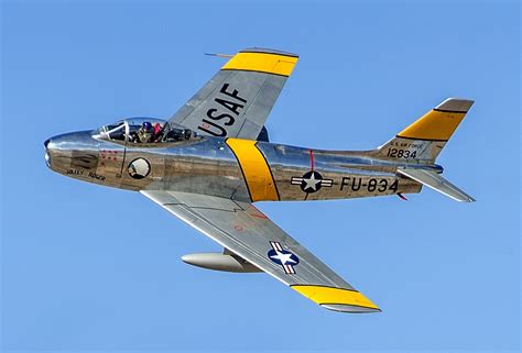 North American F-86 Sabre in flight