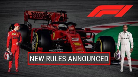 F1 Introduces New Rules for 2022 Season