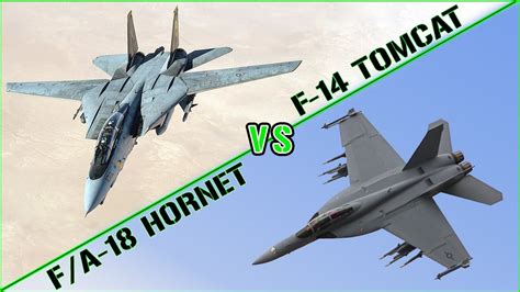 F-14 and F/A-18 comparison