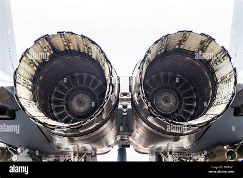 F-15 fighter jet engine image