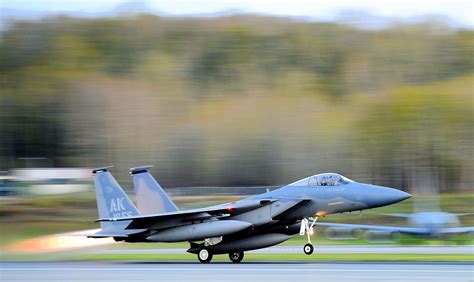 F-15 Fighter Jet Takeoff