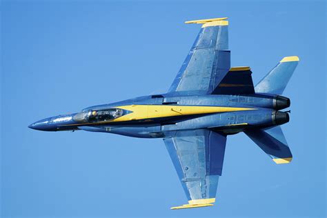 F-18 Blue Angels in Flight