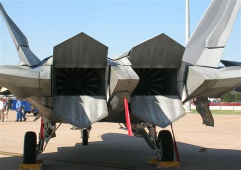 F-22 fighter jet engine image