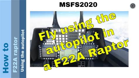 F-22 Raptor Autopilot Systems