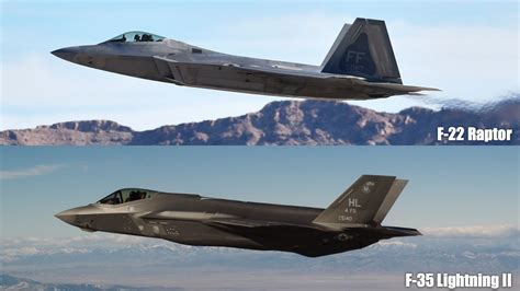 F-35 and F-22 Comparison