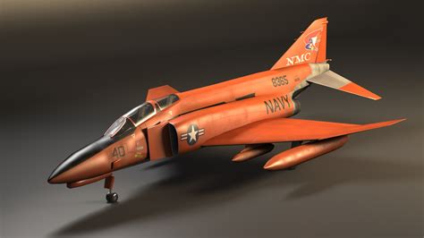 F4 Phantom model with lighting effects