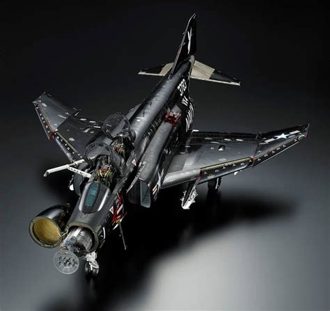 F4 Phantom model in a diorama