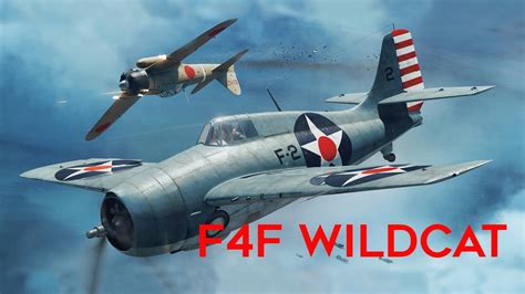 F4F Wildcat American Fighter Jet WW2