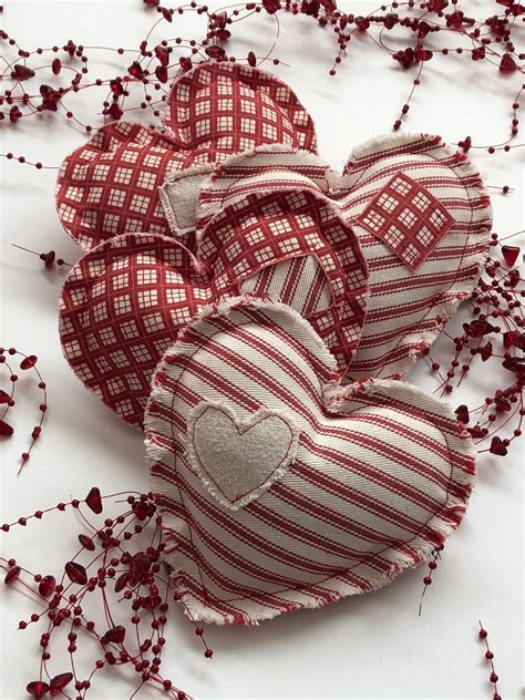 Fabric hearts