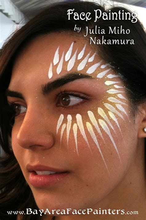 Face paint stencils designs for festivals