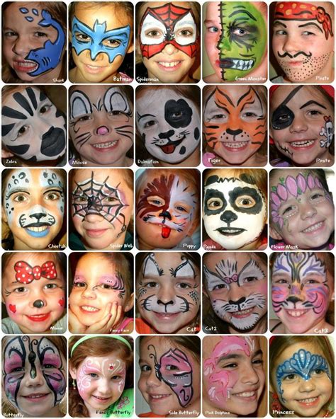 Face painting template 2