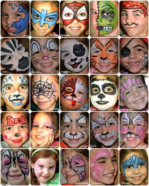 Face painting template 4