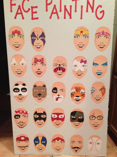 Face painting template 6