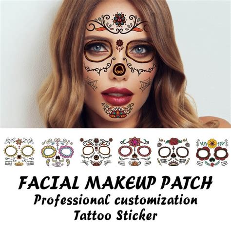 Face Tattoo Stickers for Halloween