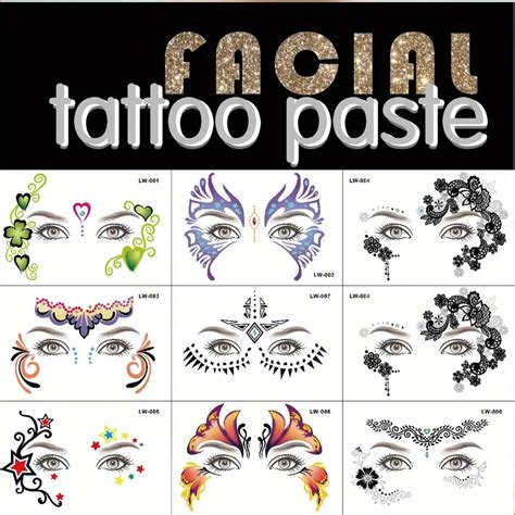 Face Tattoo Stickers for Spring