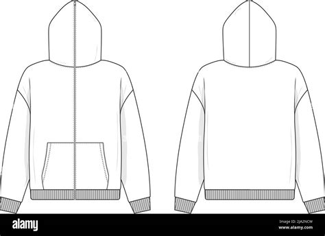 Face Template Full Zip Hoodie