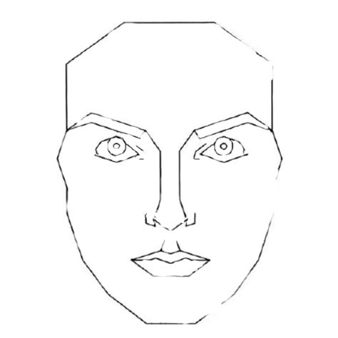 Face Template PNG Download