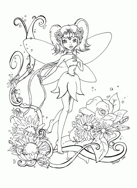 Fairy coloring pages and education