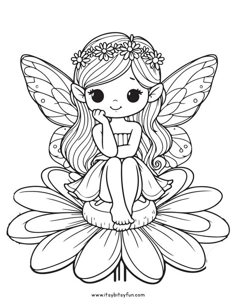 Fairy Coloring Pages Printable