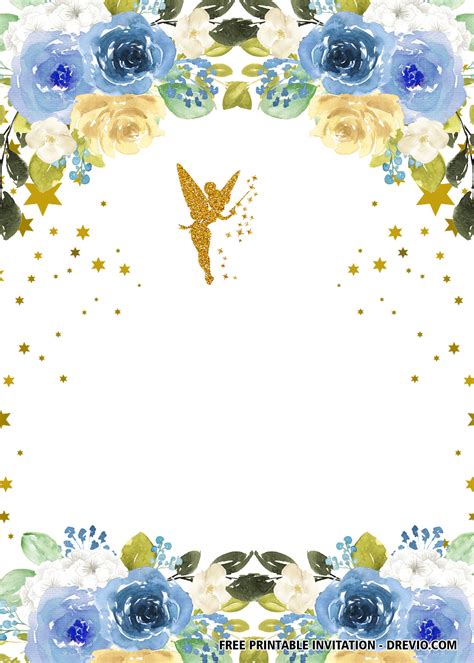 Fairy Invitation Template Design