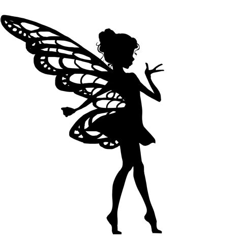 Fairy silhouette card