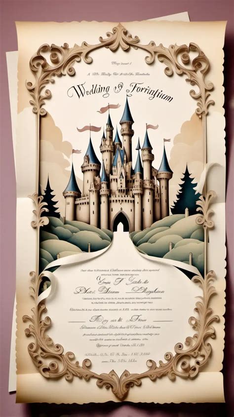 Fairy Tale Castle Invitation Template