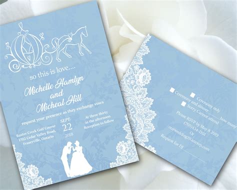 Fairy Tale Wedding Invitation Template