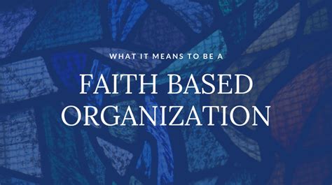 Faith-based organization image