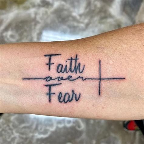 Faith Over Fear Tattoo Aftercare