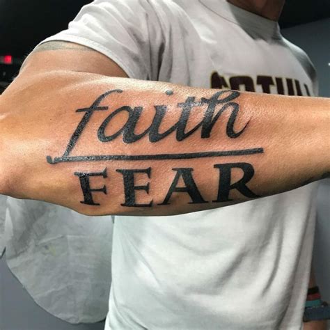 Faith Over Fear Tattoo Maintenance