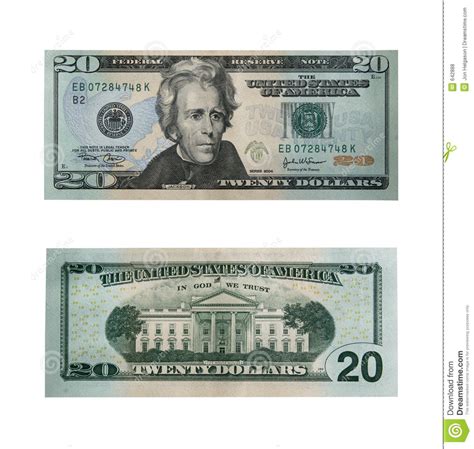 Fake $20 Bill Template 1