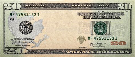 Fake $20 Bill Template 7