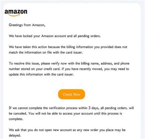 Fake Amazon Email 2