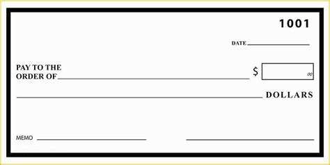 Sample Fake Blank Check Template 10