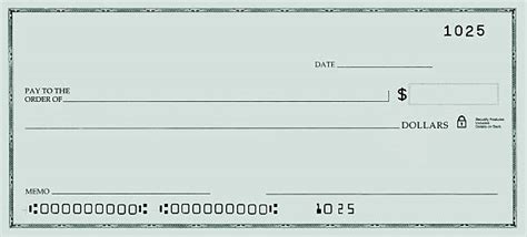 Sample Fake Blank Check Template 7