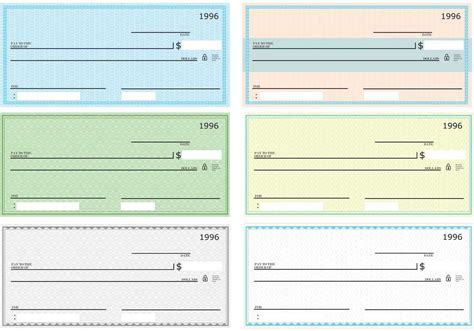 Fake Check Template Image 4