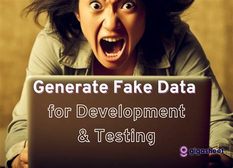 Fake Data Generation