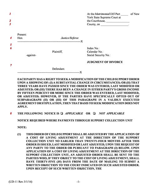 Fake Divorce Decree Template