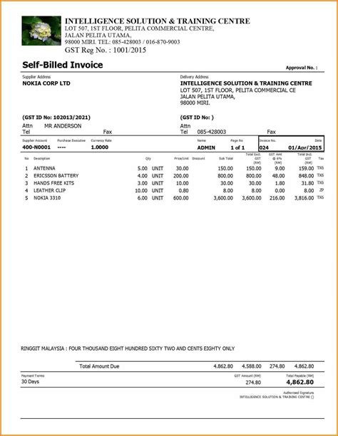 Fake Hospital Bill Template Sample