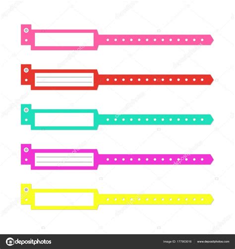 Fake Hospital Bracelet Template Image 1