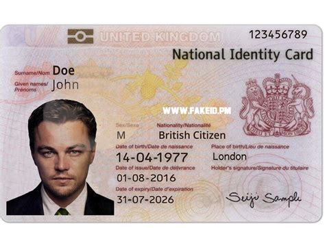 Fake Identification Card