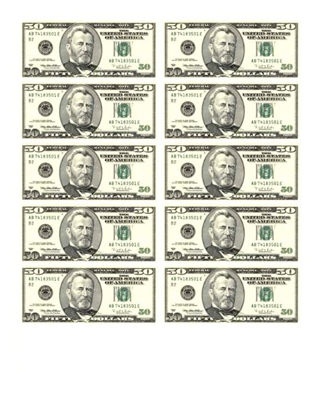 Fake Money Template 4